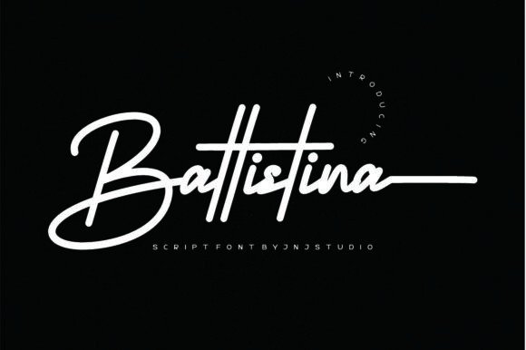 Battistina: A Script Typeface Built for Graceful Branding