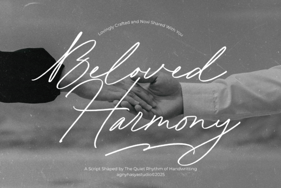 Beloved Harmony: A Handwritten Font for Heartfelt Campaigns