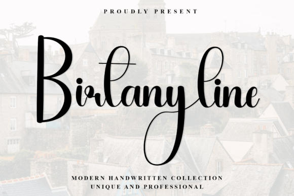 Birtanyline Font: The Elegant Script for Handmade Projects