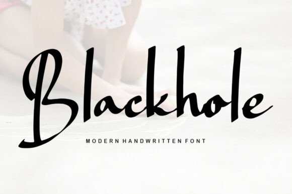 Blackhole: A Handwritten Font for Timeless Craft Products