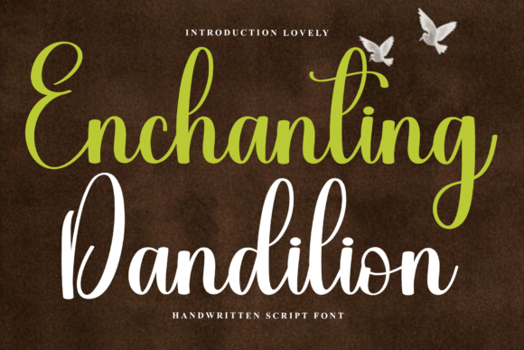 Choosing Enchanting Dandilion: A Font That Feels Like a Warm Welcome