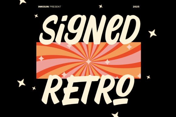 Crafting with Character: Signed Retro Typeface for Maker Businesses