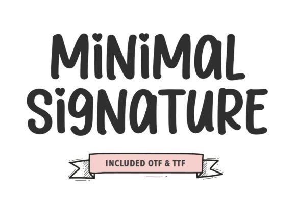 Embracing a Clean and Contemporary Signature: The Minimal Signature Font
