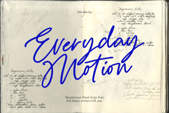 Everyday Motion: A Digital Font for Effortless Brand Expression