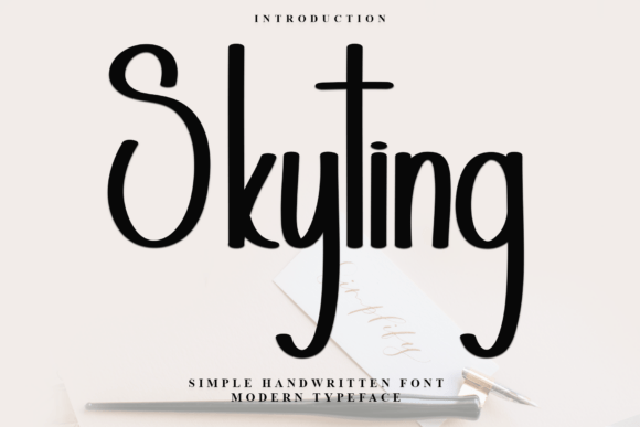 Finding Skyting: How a Festive Font Transformed My Small Business Visuals