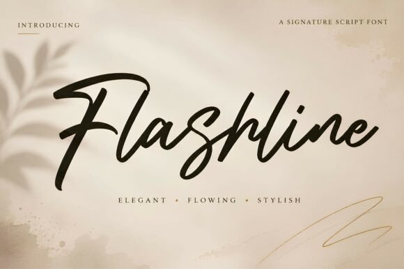 Flashline: A Script Font Built for Modern Momentum