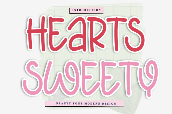 Hearts Sweety: A Charming Script Font for Crafters & Creators