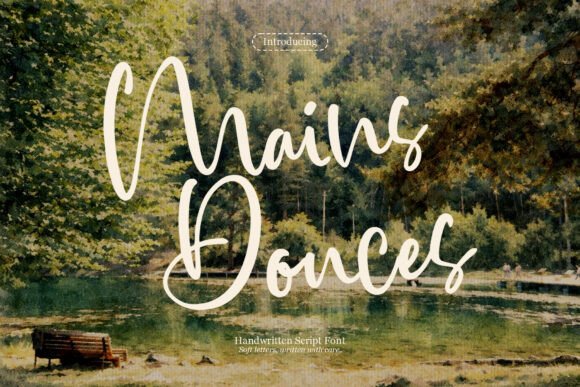 Mains Douces: The Script Font That Quietly Polishes Your Web Design
