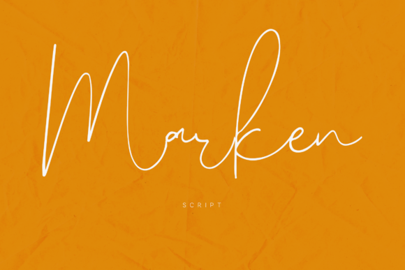 Marken: An Elegant Script Typeface for Modern Digital Design