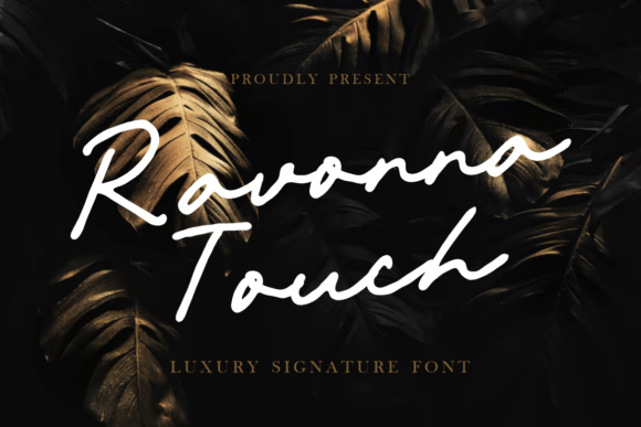 Ravonna Touch: The Elegant Handwritten Font for Your Crafted Products