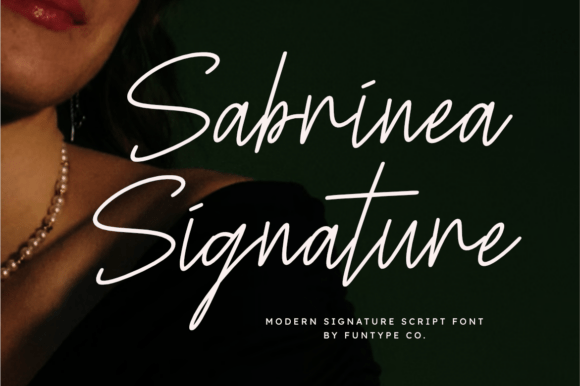 Sabrinea Signature: A Font That Elevates Your Campaign Story