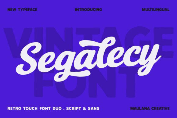 Segalecy: A Font Duo to Unify Your Small Business Brand