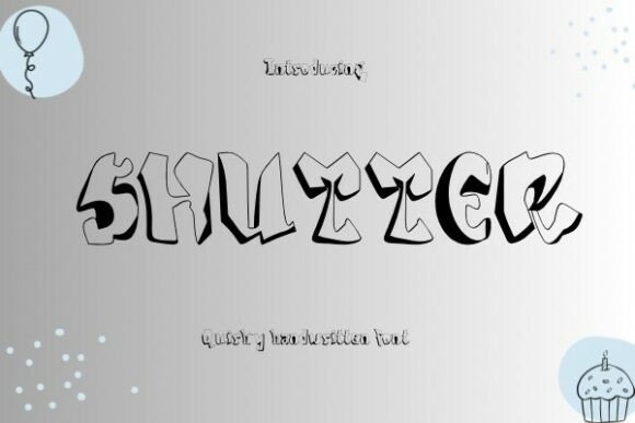 Shutter: A Handwritten Font for Distinctive Editorial Moods