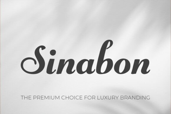 Sinabon: A Premium Script Font for Elegant Campaign Visuals