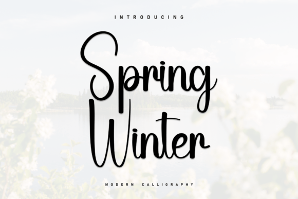 Spring Winter: A Cozy Handwritten Font for Digital Designs