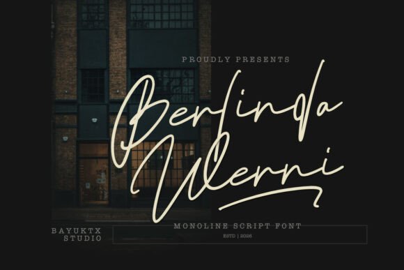Using Berlinda Werni: An Elegant Script Font in Real Brand Design